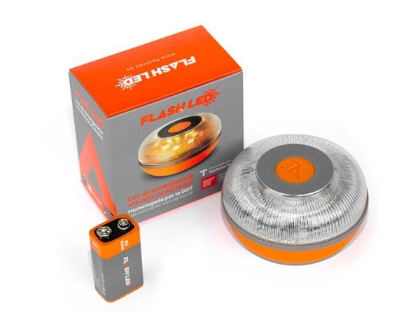 emergency warning light.